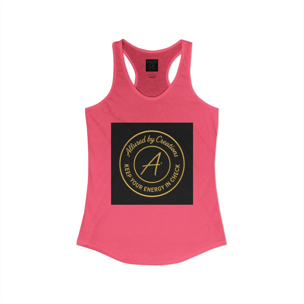 Keep Your Energy in Check Racerback Tank - Spiritual Apparel | Allured By Creations