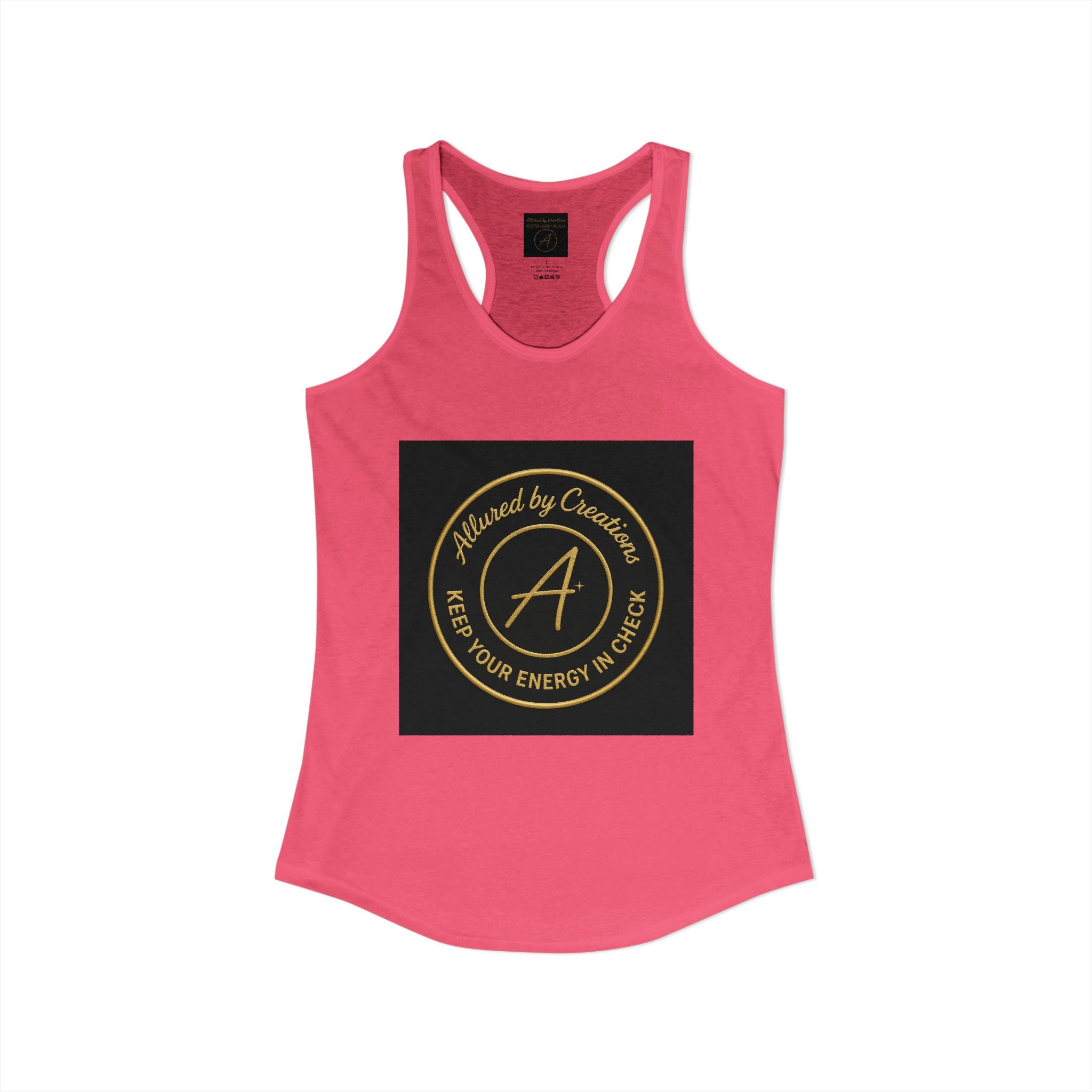 Keep Your Energy in Check Racerback Tank - Spiritual Apparel | Allured By Creations