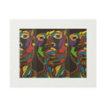 Colorful Pop Art Portrait Fine Art Print - Framed Passepartout | Allured By Creations