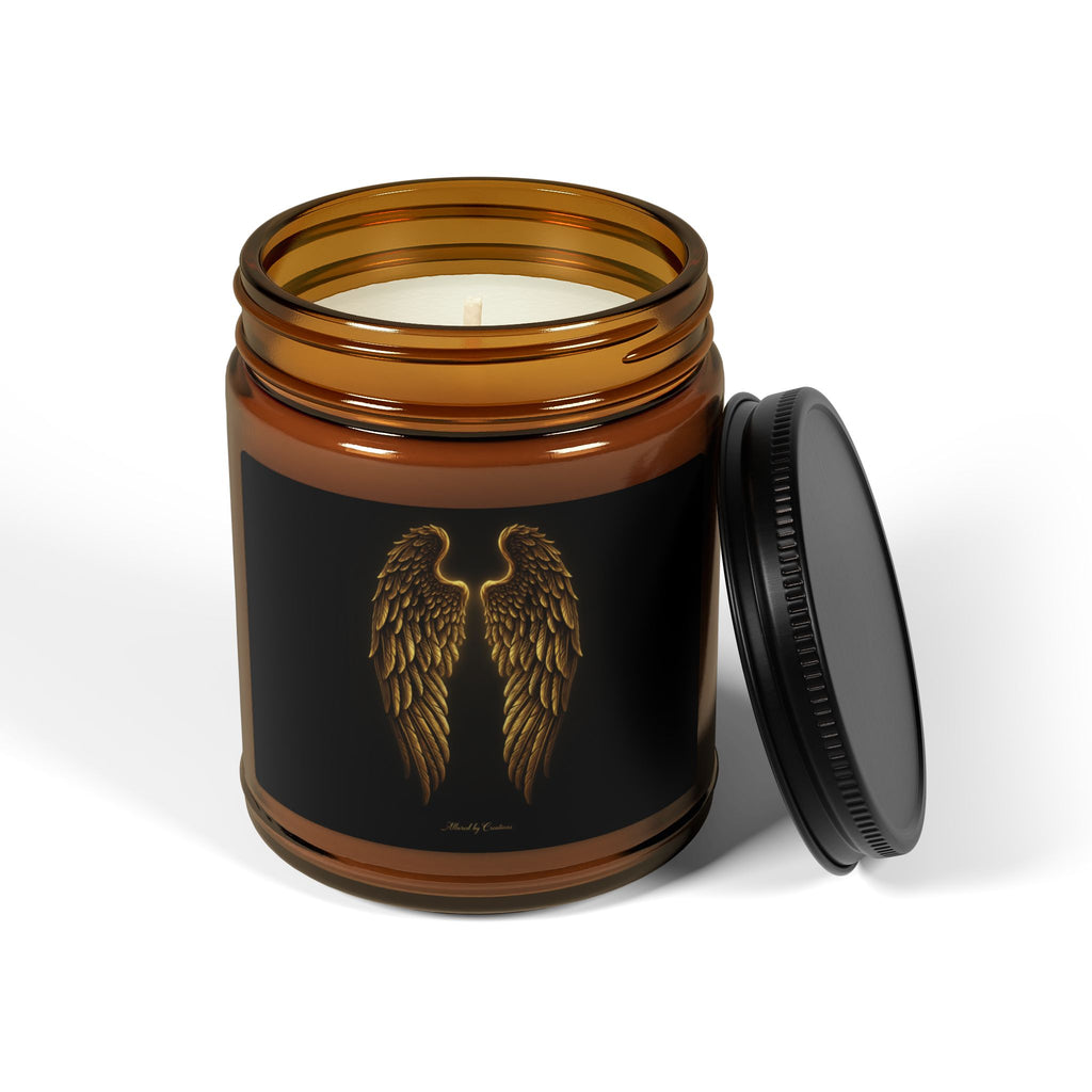 Invite Your Angels Candle - Divine Protection Soy Wax Amber Jar | Allured By Creations