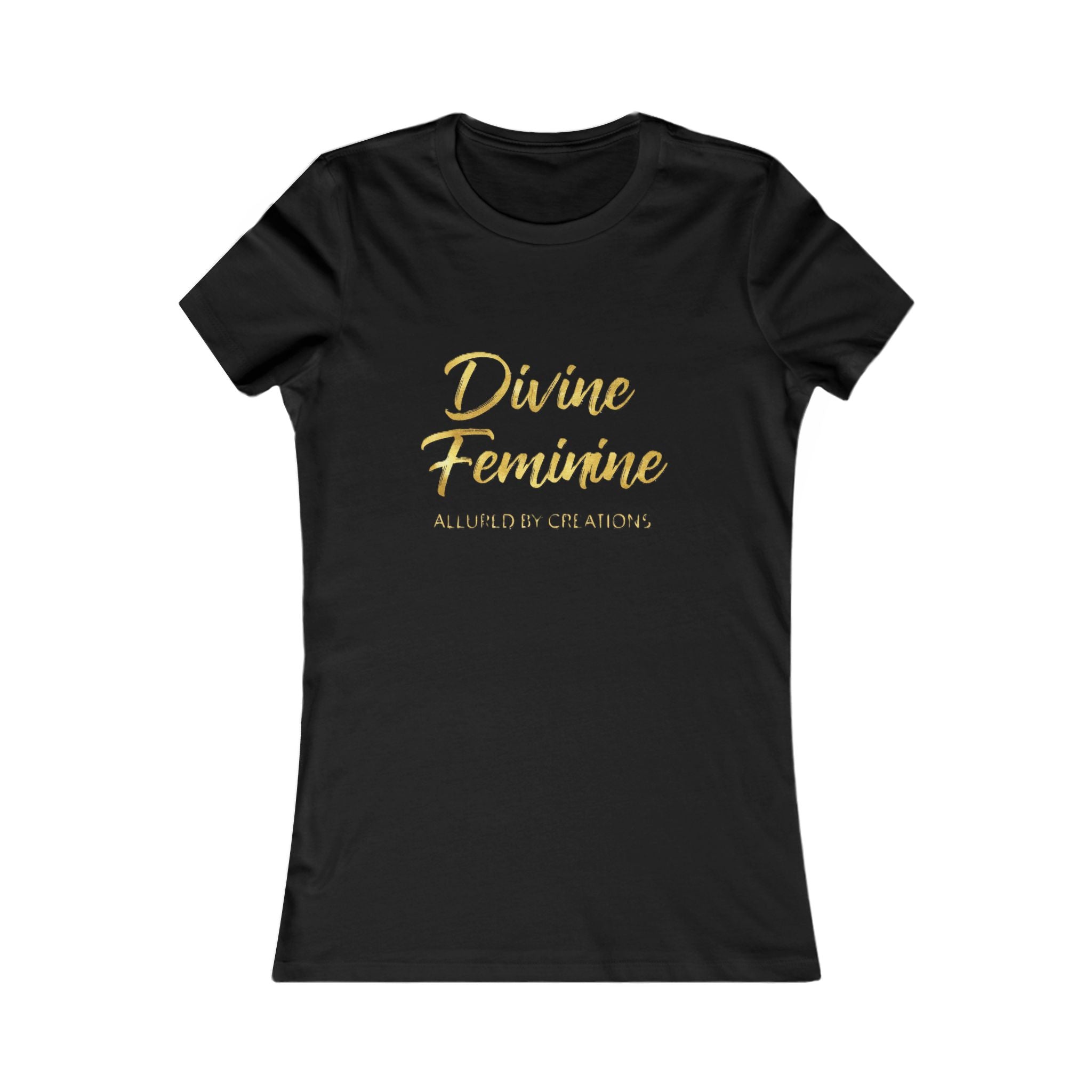 Divine Feminine Luxury Tee - Premium Spiritual Empowerment T-Shirt