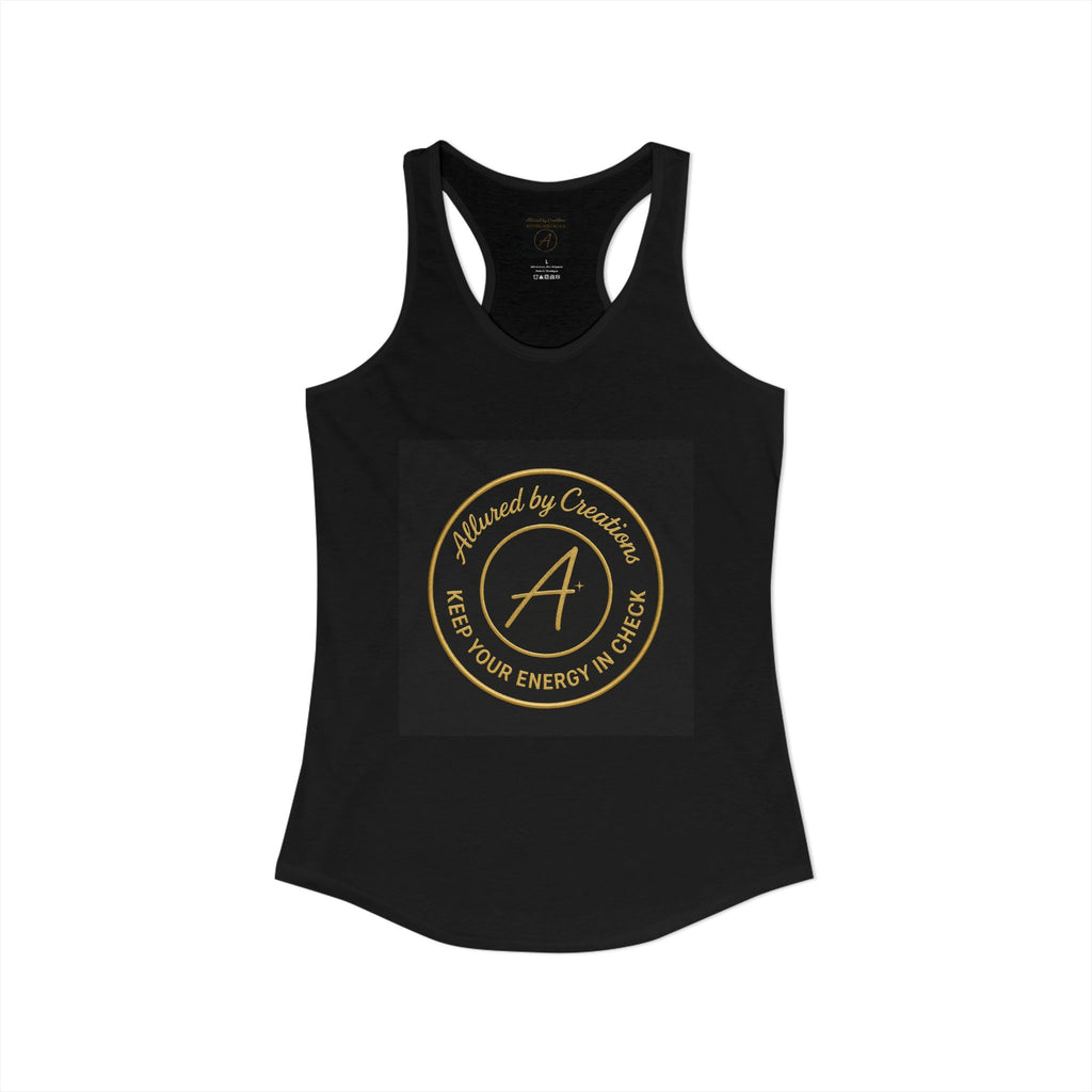Keep Your Energy in Check Racerback Tank - Spiritual Apparel | Allured By Creations