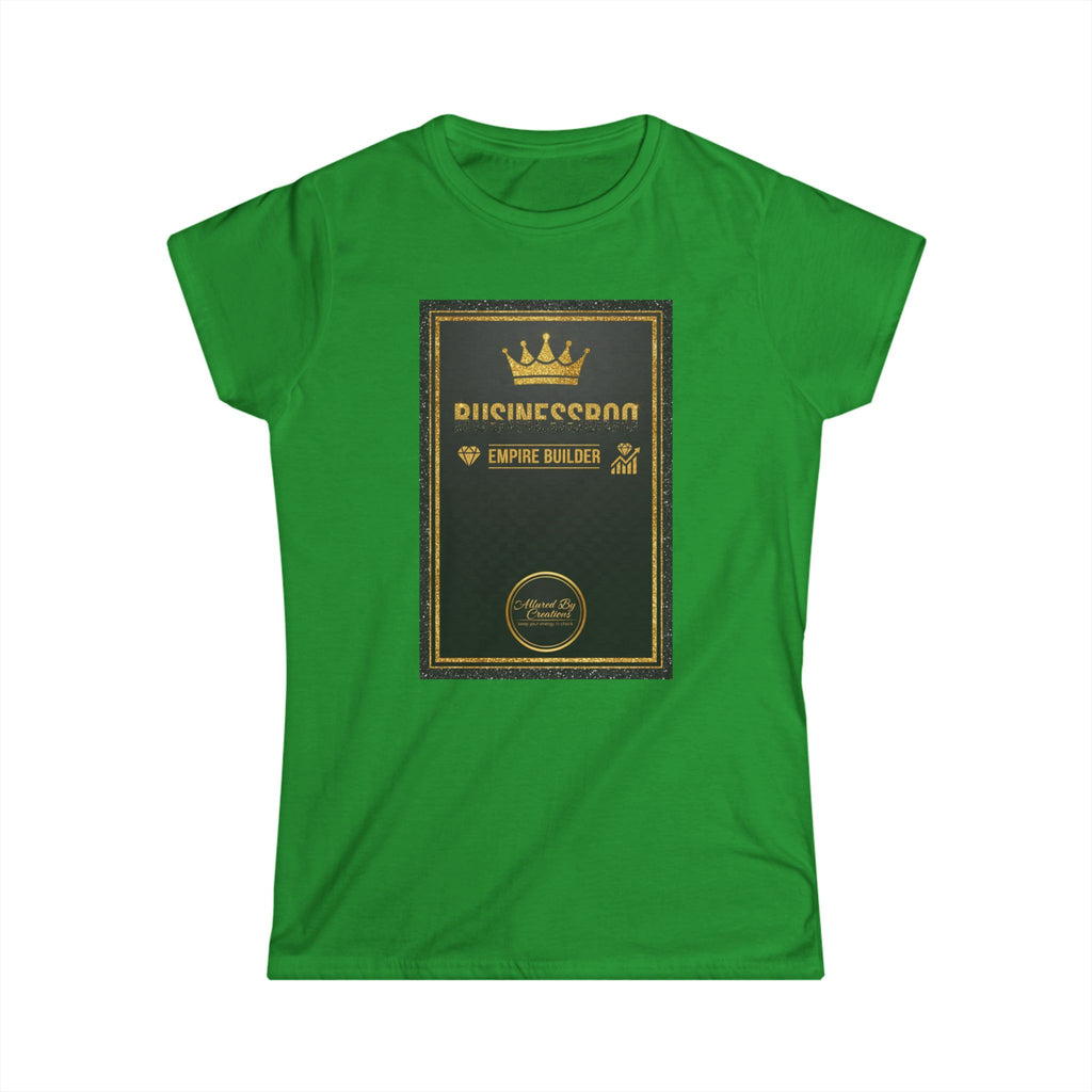 Women's Tee - Vintage Gold Crown 'Businesswoman Empire Builder' Graphic with allured by creations signature
