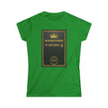 Women's Tee - Vintage Gold Crown 'Businesswoman Empire Builder' Graphic with allured by creations signature