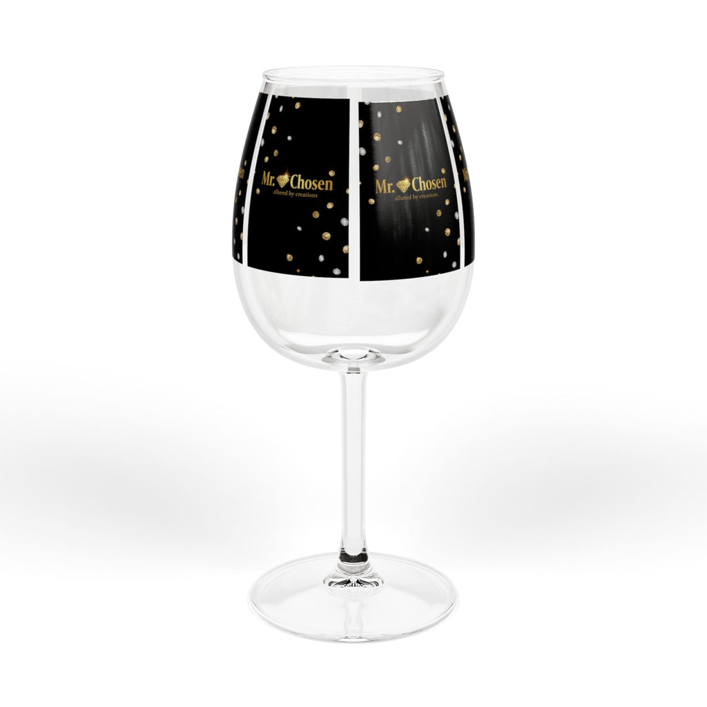 Mr Chosen — Luxury Gold & Diamond 12oz Wine Glass | Spiritual Celebration Stemware | Allured by Creations