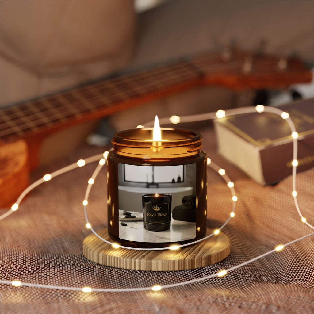 Amber Jar Soy Candle — Transform Your Space Into a Sanctuary of Serenity