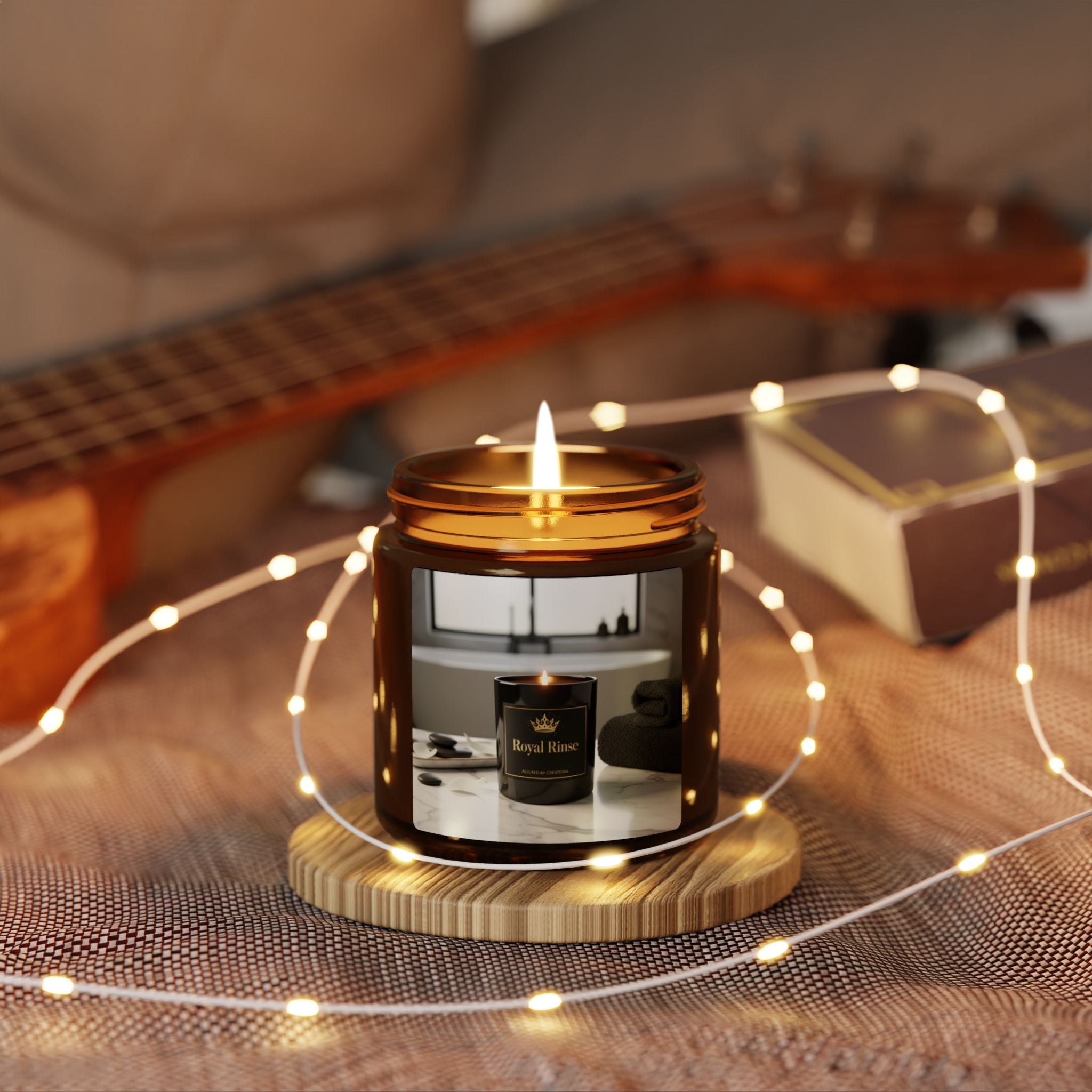 Amber Jar Soy Candle — Transform Your Space Into a Sanctuary of Serenity