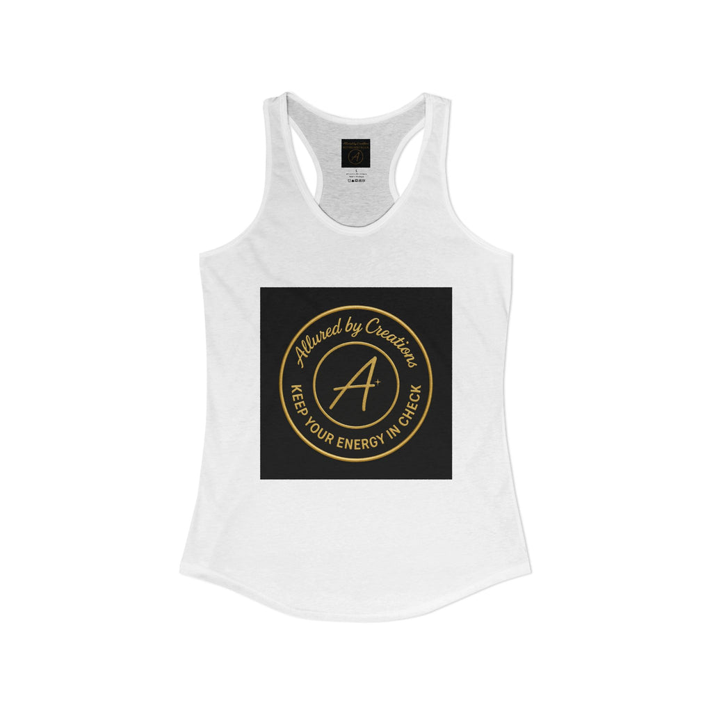 Keep Your Energy in Check Racerback Tank - Spiritual Apparel | Allured By Creations