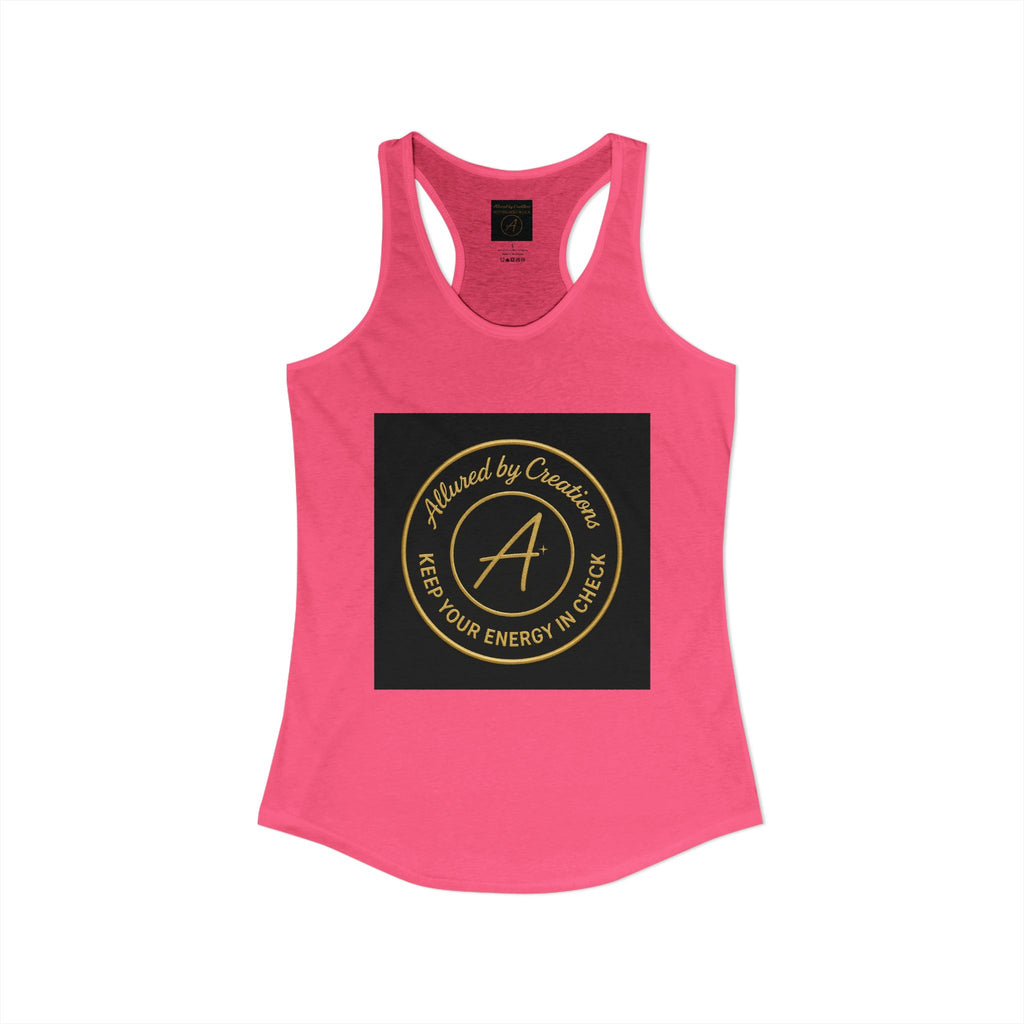 Keep Your Energy in Check Racerback Tank - Spiritual Apparel | Allured By Creations