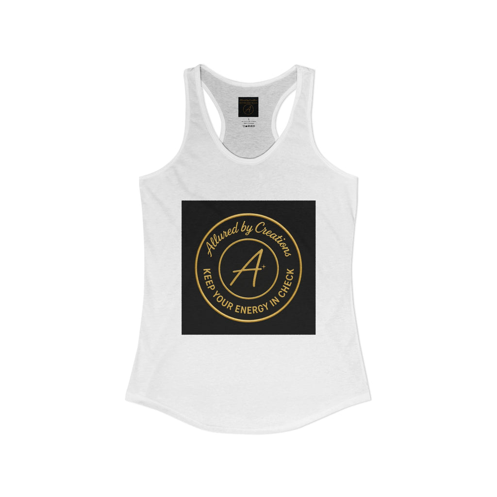 Keep Your Energy in Check Racerback Tank - Spiritual Apparel | Allured By Creations
