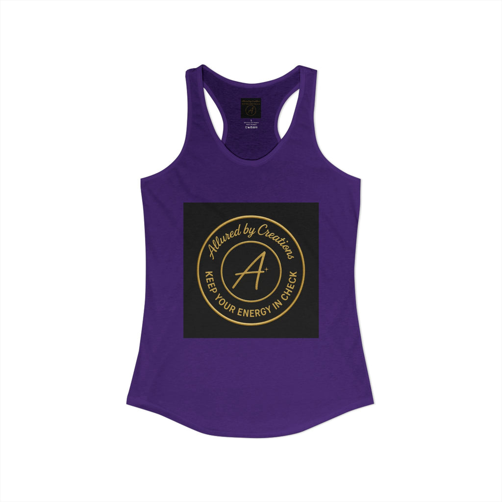 Keep Your Energy in Check Racerback Tank - Spiritual Apparel | Allured By Creations