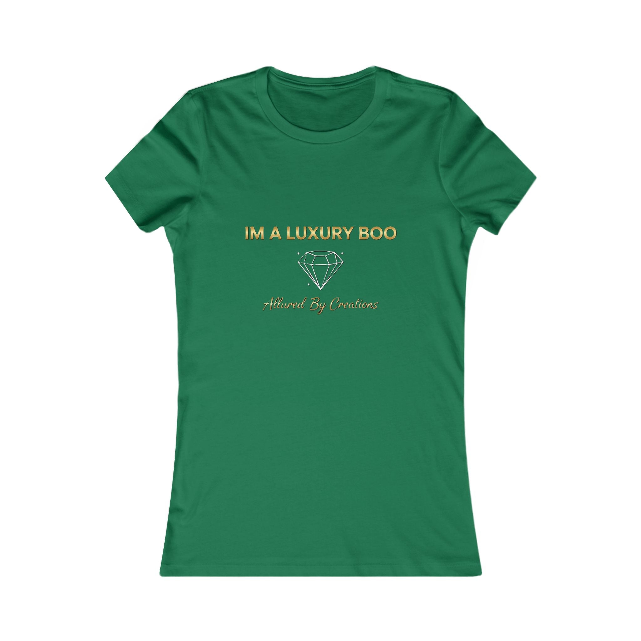 I'M A LUXURY BOO™ Premium Women's Tee - Gold Diamond Edition