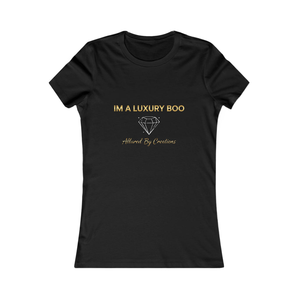 I'M A LUXURY BOO™ Premium Women's Tee - Gold Diamond Edition