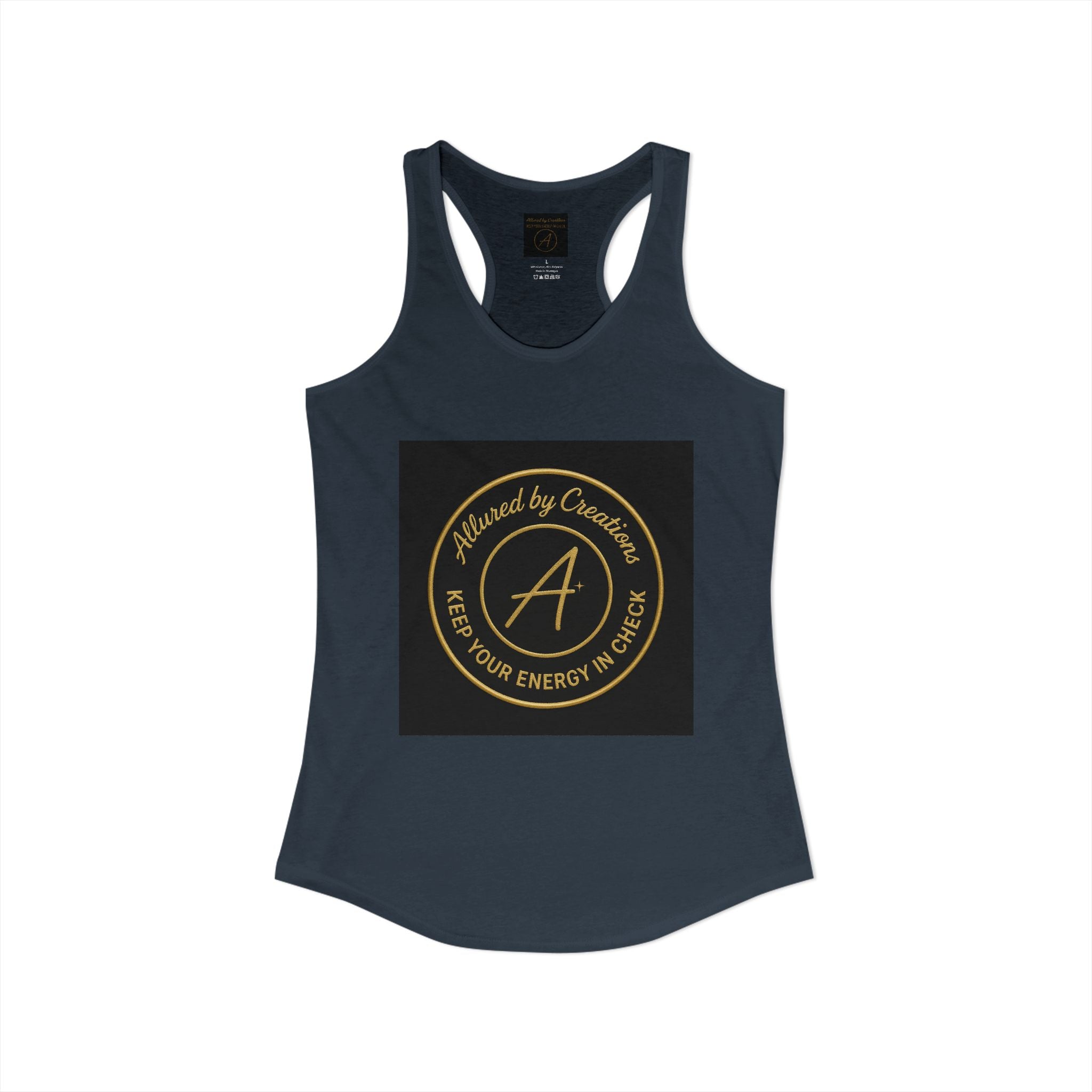 Keep Your Energy in Check Racerback Tank - Spiritual Apparel | Allured By Creations