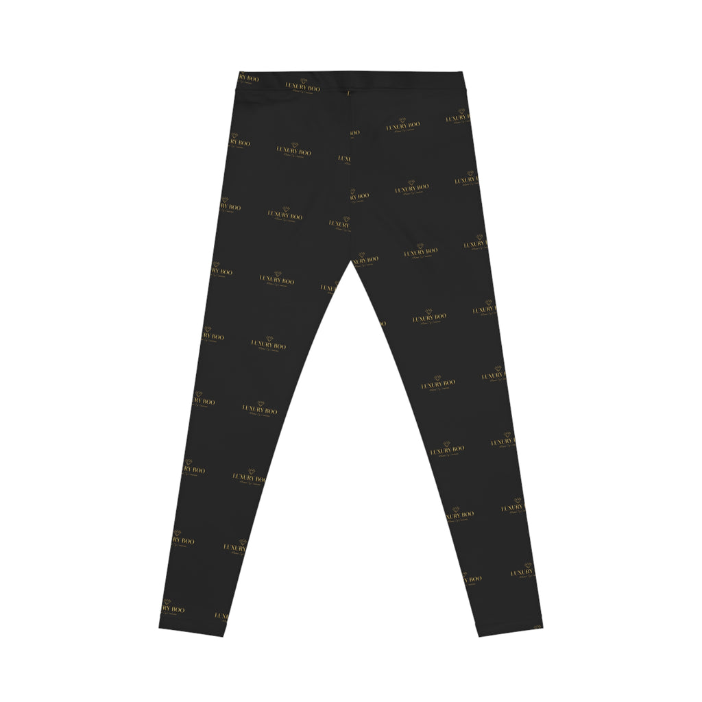 Luxury Boo Black & Gold Leggings | Own Every Moment