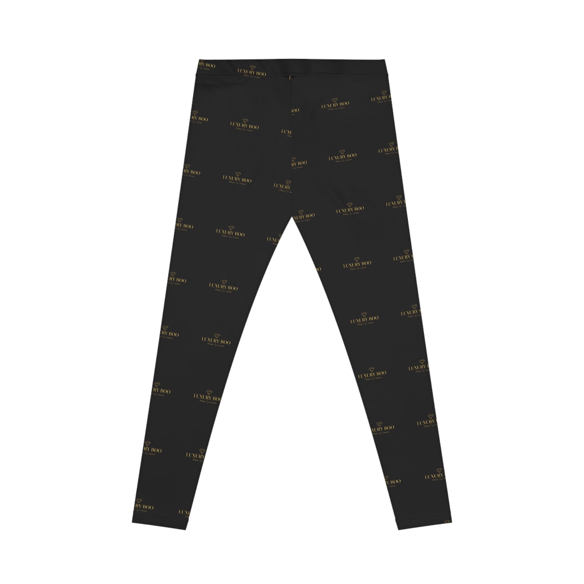 Luxury Boo Black & Gold Leggings | Own Every Moment