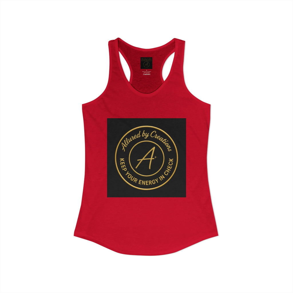 Keep Your Energy in Check Racerback Tank - Spiritual Apparel | Allured By Creations