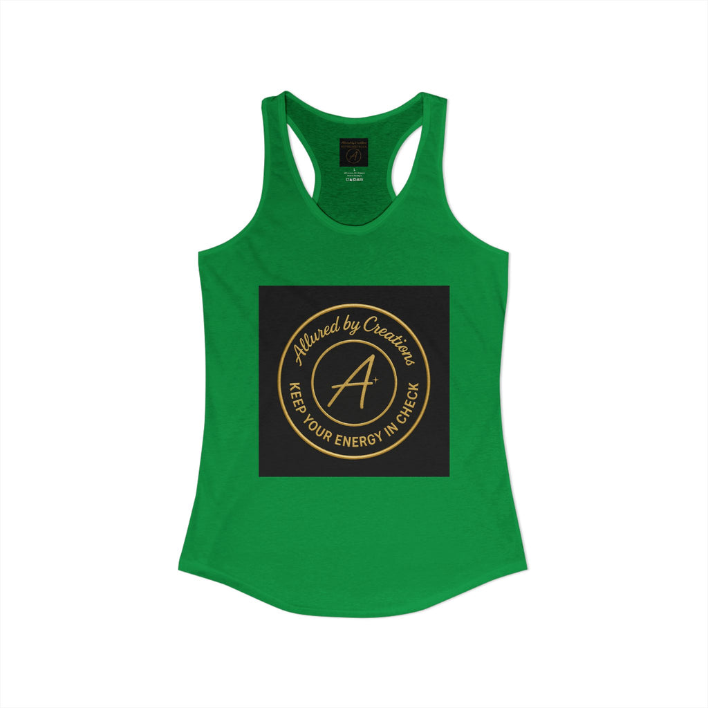 Keep Your Energy in Check Racerback Tank - Spiritual Apparel | Allured By Creations