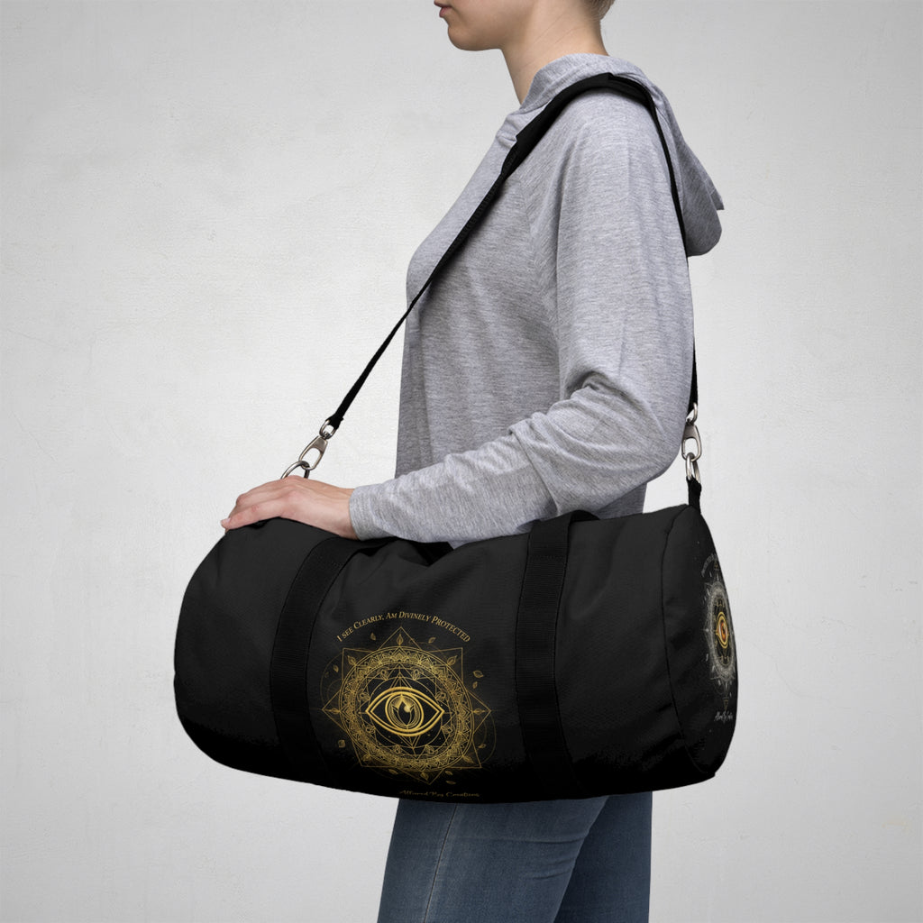 Protected By Divine Vision Luxury Duffel Bag | Allured by Creations