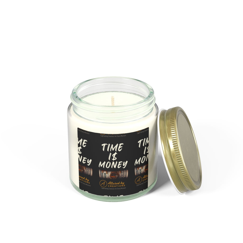 Time Is Money Candle 4oz/9oz - Coconut Apricot Soy Wax | Allured By Creations