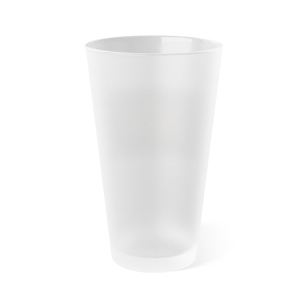 My Cup Overflows Frosted Pint Glass 16oz - Inspirational Barware | Allured By Creations