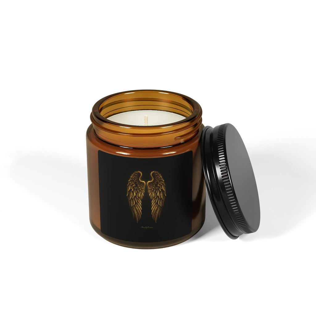 Invite Your Angels Candle - Divine Protection Soy Wax Amber Jar | Allured By Creations