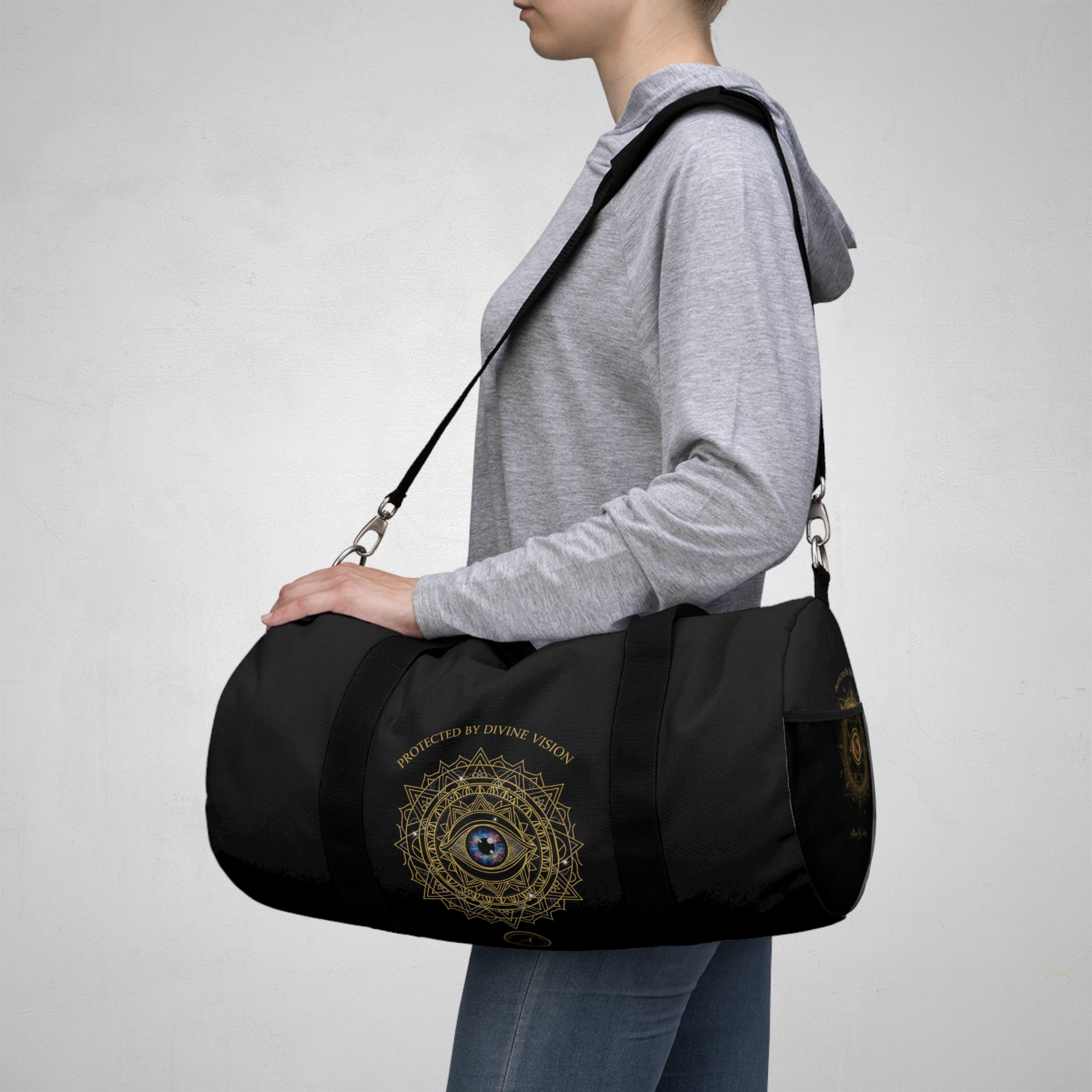 Protected By Divine Vision Luxury Duffel Bag | Allured by Creations