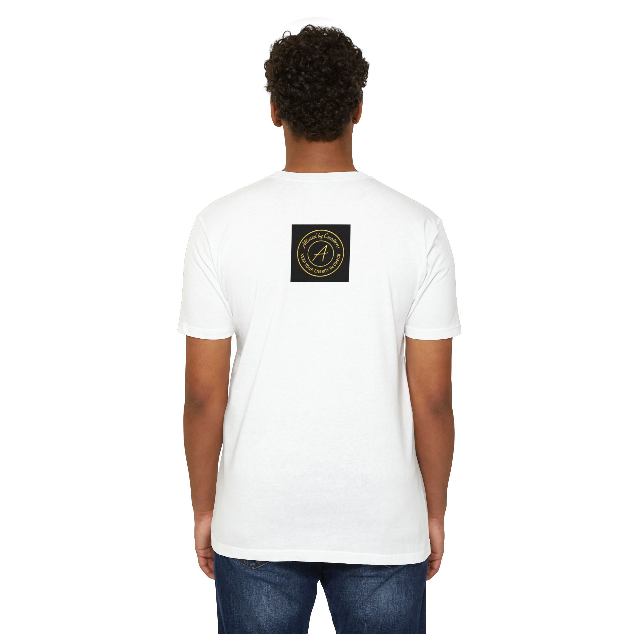 Guarded By Angels T-Shirt - Gold Wing Divine Protection Tee | Allured By Creations