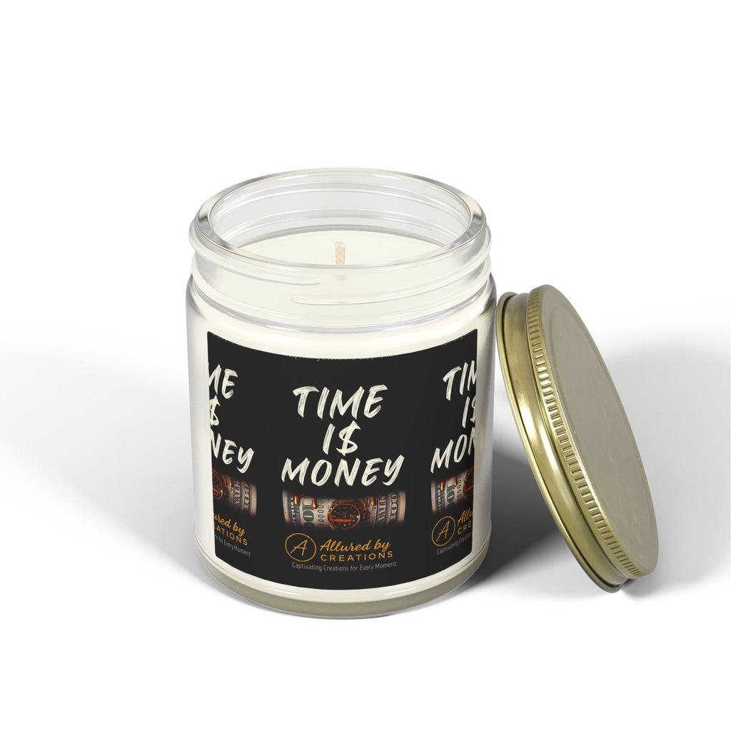 Time Is Money Candle 4oz/9oz - Coconut Apricot Soy Wax | Allured By Creations