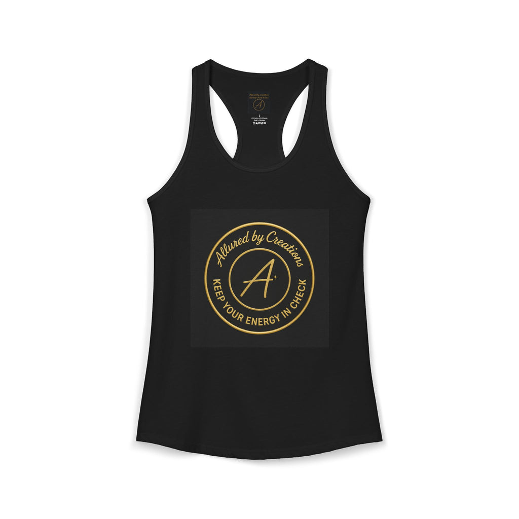 Keep Your Energy in Check Racerback Tank - Spiritual Apparel | Allured By Creations