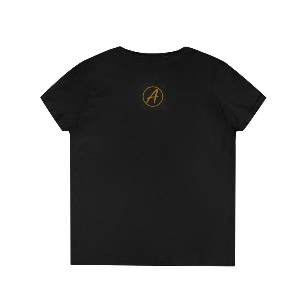 Allured by Creations Black Signature V-Neck Tee
