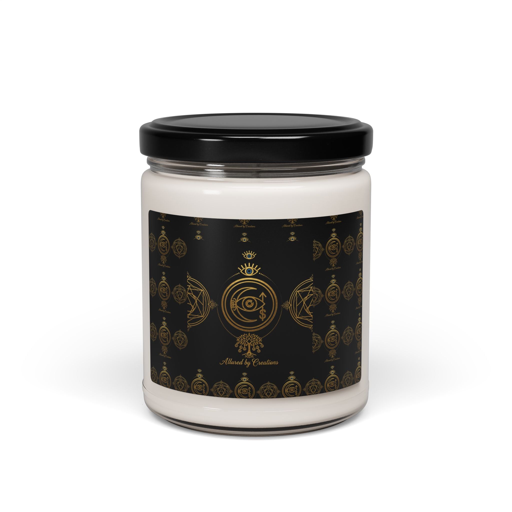 Luxury Sacred Space Cleanse Candle 9oz - Spiritual Purification Soy Wax | Allured By Creations