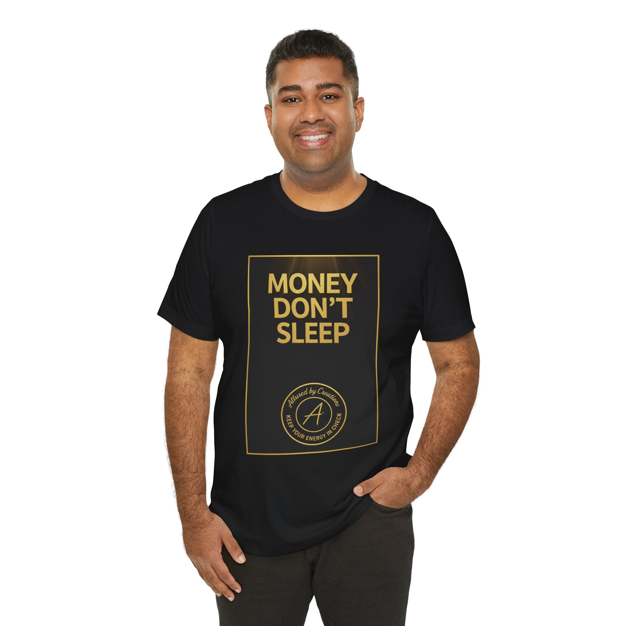 Money Don't Sleep T-Shirt - Motivational Hustle Tee | Allured By Creations