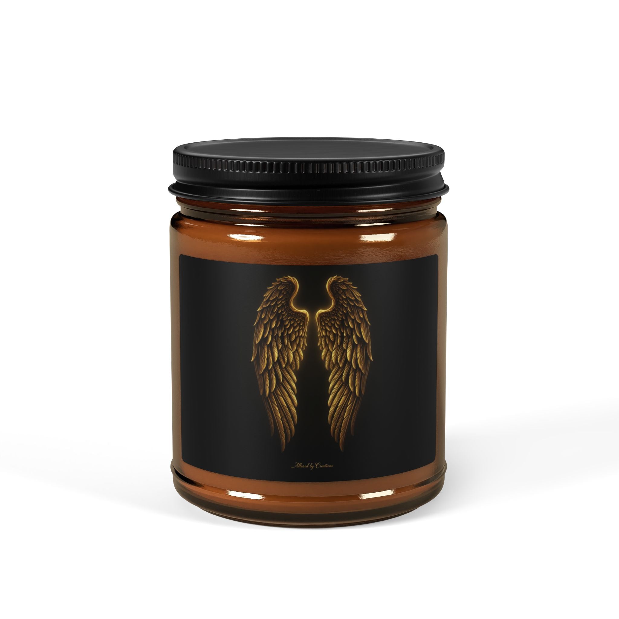 Invite Your Angels Candle - Divine Protection Soy Wax Amber Jar | Allured By Creations