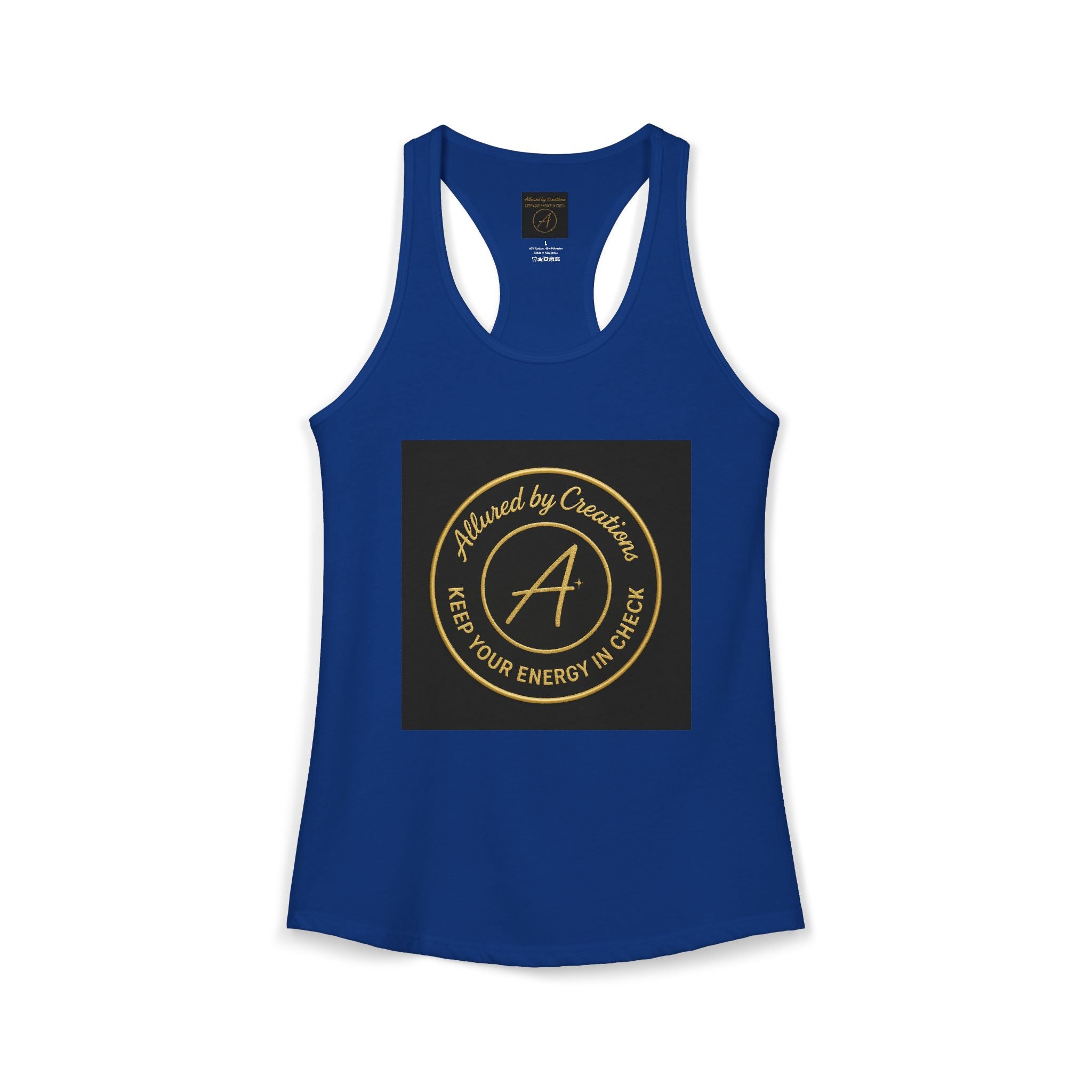 Keep Your Energy in Check Racerback Tank - Spiritual Apparel | Allured By Creations