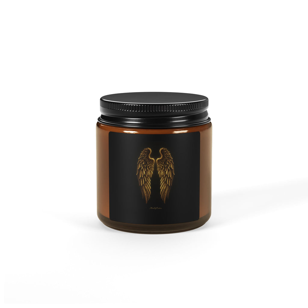 Invite Your Angels Candle - Divine Protection Soy Wax Amber Jar | Allured By Creations