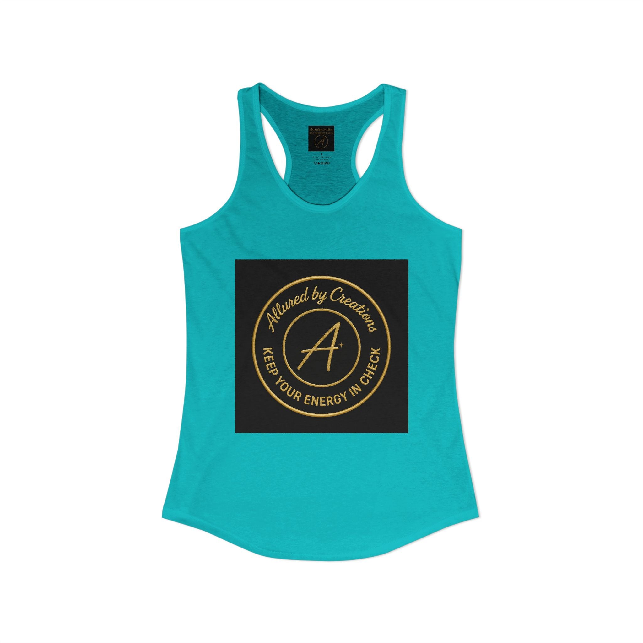 Keep Your Energy in Check Racerback Tank - Spiritual Apparel | Allured By Creations
