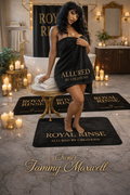 24K Royal Rinse Luxury Bathroom Curtain by Allured by Creations