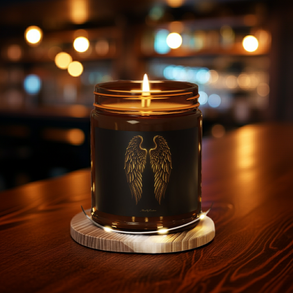 Invite Your Angels Candle - Divine Protection Soy Wax Amber Jar | Allured By Creations