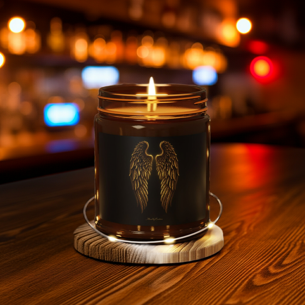 Invite Your Angels Candle - Divine Protection Soy Wax Amber Jar | Allured By Creations