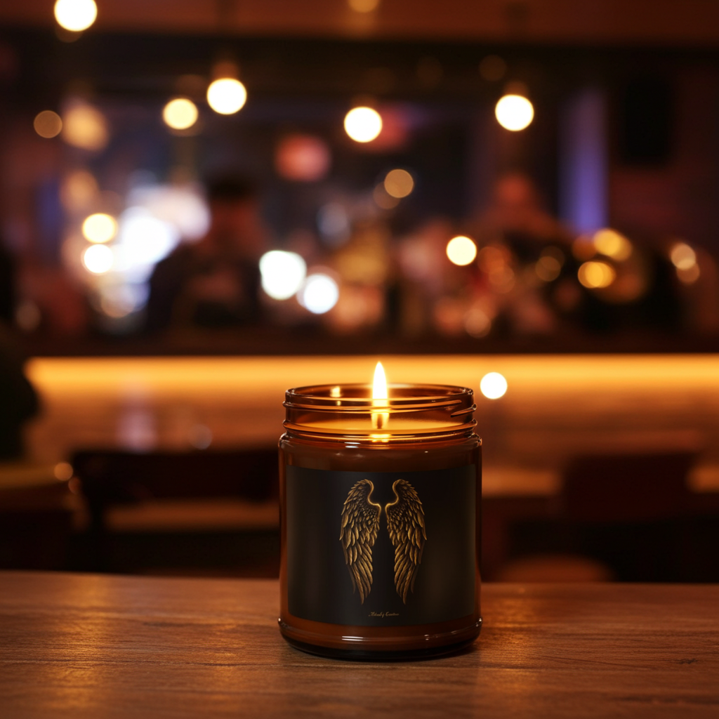 Invite Your Angels Candle - Divine Protection Soy Wax Amber Jar | Allured By Creations