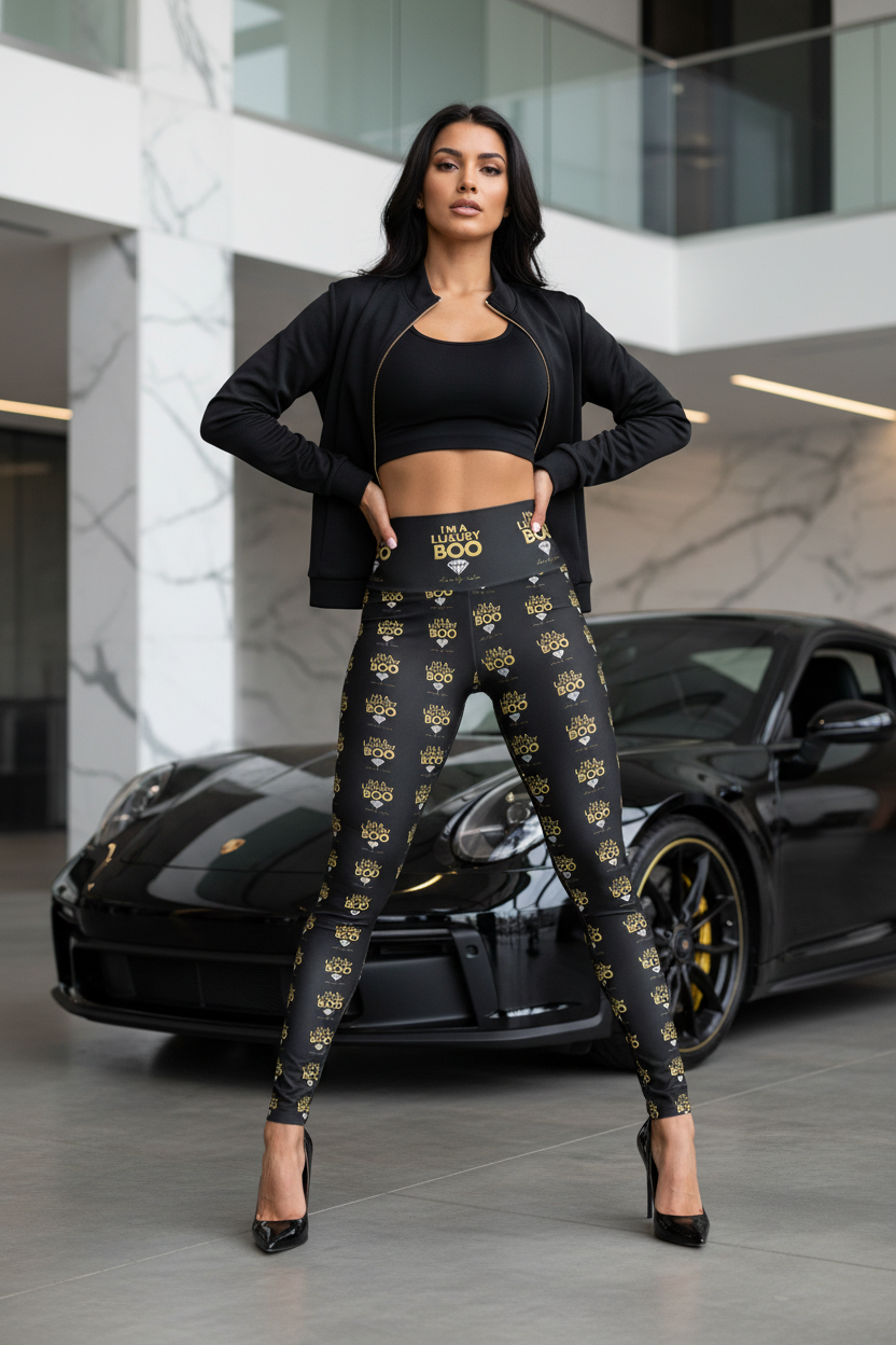 I'm a Luxury Boo High-Waist Leggings | Confidence in Every Step