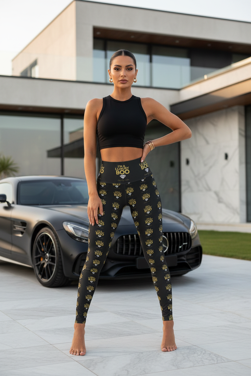 I'm a Luxury Boo High-Waist Leggings | Confidence in Every Step