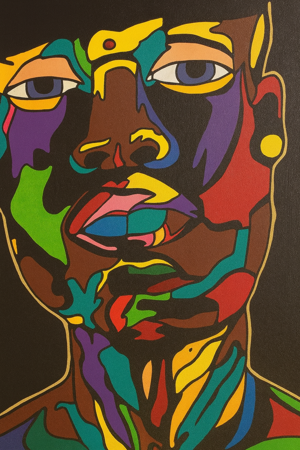 Uziel Spiritual Awakening Abstract Portrait - Fine Art Print | Allured By Creations